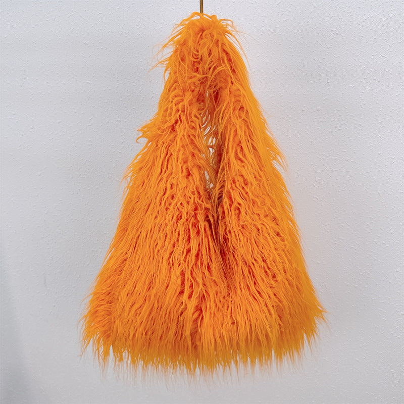 Wholesale Large Capacity Plush Crossbody Bag Shoulder Bag